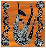 Contes des aborigènes d'Australie Centre Mandapa Affiche