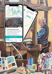 La Croix-Rousse des Canuts, visite audio-guidée sur smartphone Fresque des Canuts Affiche
