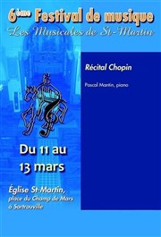 Récital Chopin Eglise Saint Martin Affiche