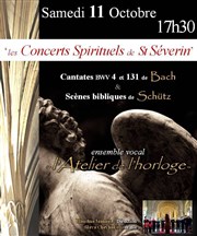 Cantates pour choeur de Bach et Schütz Eglise Saint Sverin Affiche