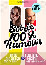 Soirée 100% humour avec Angie Degrolard et Guillaume Morrow Le Chatbaret Affiche