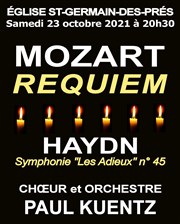 Mozart, Requiem et Haydn, Symphonie des adieux Eglise Saint Germain des Prs Affiche