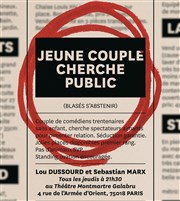 Jeune couple cherche public Thtre Montmartre Galabru Affiche