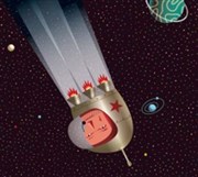 La chute du cosmonaute Le Comptoir Affiche