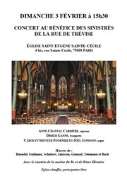 Concert pour les sinistrés de la rue de Trévise Eglise Saint-Eugne Sainte-Ccile Affiche