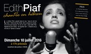 Edith Piaf Chantée en Hébreu Espace Rachi Affiche