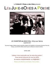 Les Juke-Boxes à Poésie Le Chantier Affiche