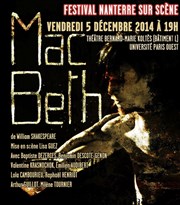 Macbeth Thatre Bernard Marie Kolts - Universit Paris X Nanterre Affiche