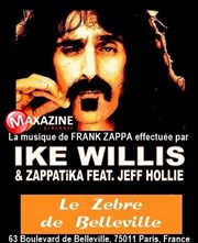 Soiree Frank Zappa avec Ike Willis Le Zbre de Belleville Affiche