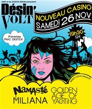 Namaste + Miliana + G.a.y au Festival Désin'volt Le Nouveau Casino Affiche