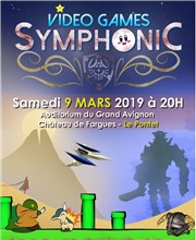 Video games symphonic Auditorium Grand Avignon Le Pontet Affiche