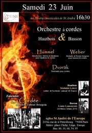 Orchestre à Cordes, Hautbois & Basson en Solistes Eglise Saint Andr de l'Europe Affiche