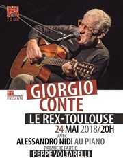 Giorgio Conte + Peppe Voltarelli Le Rex de Toulouse Affiche