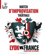 Match d'improvisation théâtrale Lyon vs France Transbordeur Affiche