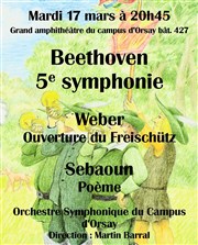 Weber et Beethoven Grand amphithtre Henri Cartan du Campus d'Orsay Affiche