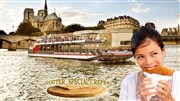 Croisière Goûter Spécial Crêpes : Canal St Martin et Seine Bateau Canauxrama / Embarcadre Quai de Valmy Affiche