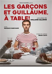 Les garçons et Guillaume à table ! | de Guillaume Gallienne Théâtre du Marais Affiche