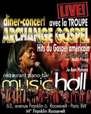 Diner-spectacle avec Jo Ann Pickens et Archange Gospel au Music Hall ! Le Music Hall Paris Affiche