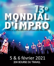 13ème Mondial d'Impro Bourse du Travail Lyon Affiche