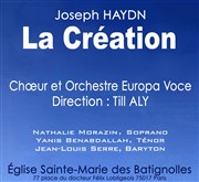 La création de J. Haydn | Par le choeur et orchestre Europa Voce Eglise Sainte Marie des Batignolles Affiche