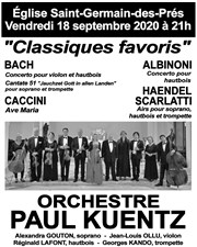 Classiques favoris Bach / Haendel Eglise Saint Germain des Prés Affiche