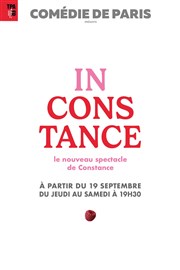 Constance Inconstance Comdie de Paris Affiche