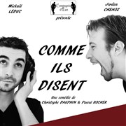 Comme ils disent ! Tho Thtre - Salle Plomberie Affiche