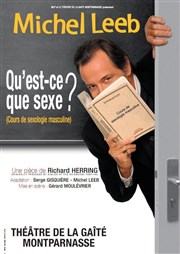 Michel Leeb dans Qu'est ce que sexe? Gait Montparnasse Affiche