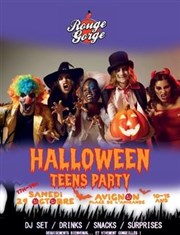 Halloween Teens Party Rouge Gorge Affiche