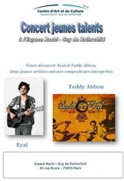 Concert Jeunes Talents : Eyal et Teddy Abbou Espace Rachi Affiche