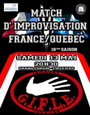 Match France-Quebec Grand Forum de Louviers Affiche