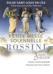 Petite Messe Solennelle de Rossini Eglise Saint Louis en l'le Affiche