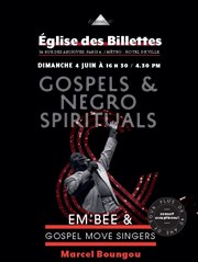 Em'Bee & Gospel Move singers | Gospel & Negro Spirituals Eglise des Billettes Affiche