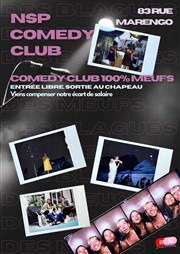 NSP Comedy Club : Comedy Club 100% Meufs L'Art D Affiche