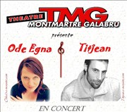 Ode Egna et Titjean Thtre Montmartre Galabru Affiche