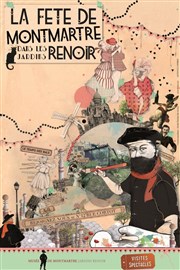 Les Visites-spectacles : La Fête de Montmartre dans les Jardins Renoir Le Muse De Montmartre Affiche