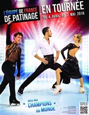 L'équipe de France de patinage en tournée Patinoire Alex Jany de Toulouse Affiche