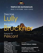 Dies Irae de Lully / Requiem de Bruckner Temple des Batignolles Affiche