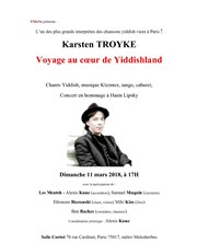 Voyage au coeur du Yiddishland Salle Cortot Affiche