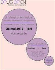 Un dimanche musical | Opus Open Salle Rossini - mairie du 9me arrondissement Affiche