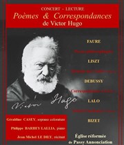 Poèmes & Correspondances de Victor Hugo Eglise rforme de l'annonciation Affiche