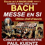 Bach messe en si Eglise de la Madeleine Affiche