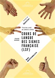 Cours de langue des signes française Maison de l'Esprance Affiche