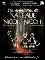 Les Aventures de Nathalie Nicole Nicole Thtre de Verre Affiche