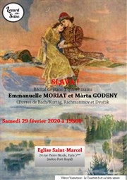Slava ! | avec Emmanuelle Moriat et Marta Godeny Eglise Lutherienne de Saint Marcel Affiche