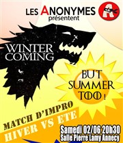 Match d'improvisation Hiver vs Eté Salle Pierre Lamy Affiche