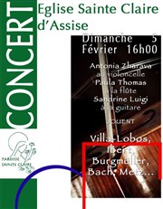 Trio de Flûte Traversière, Violoncelle et Guitare Eglise Sainte Claire Affiche