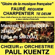 Choeur et Orchestre Paul Kuentz : Faure Requiem / Charpentier Te Deum | Sarzeau Eglise Saint Saturnin Affiche