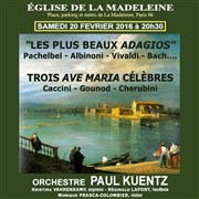 Les plus beaux adagios par le Choeur et Orchestre Paul Kuentz Eglise de la Madeleine Affiche