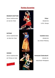 Danses Traditionnelles Indiennes Centre Mandapa Affiche
